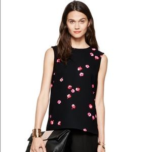 Kate Spade Falling Florals Top